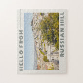 Puzzle Salutations de Russian Hill San Francisco Retro (Vertical)