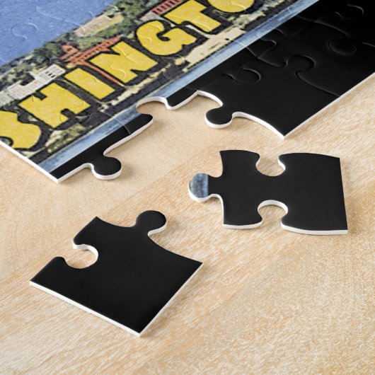 Puzzle Salutations de voyage de Seattle (Côté)