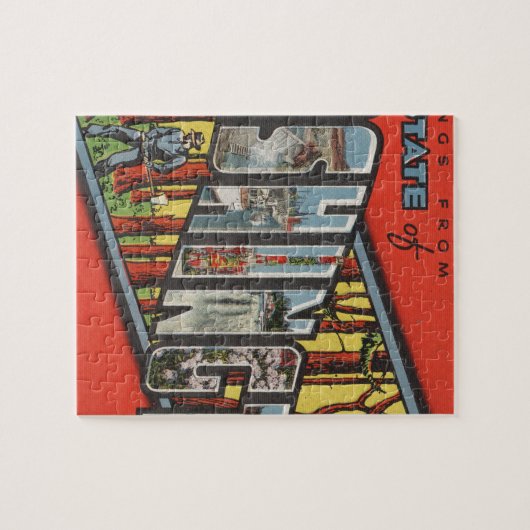 Puzzle Salutations de Washington (Horizontal)