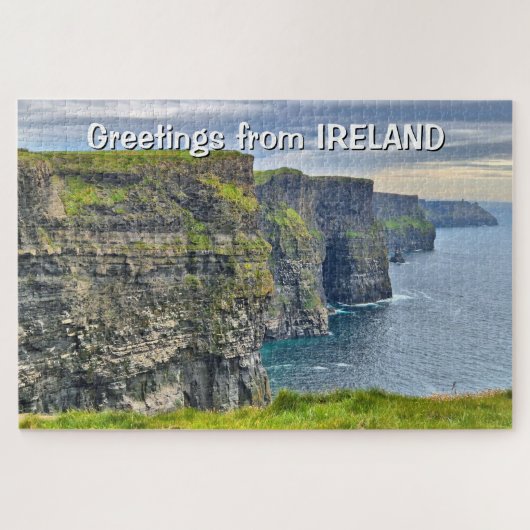 Puzzle Salutations d'Irlande : Magnifiques falaises de Mo (Horizontal)