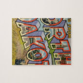 Puzzle Salutations Du Dakota Du Nord (Horizontal)