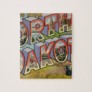 Puzzle Salutations Du Dakota Du Nord
