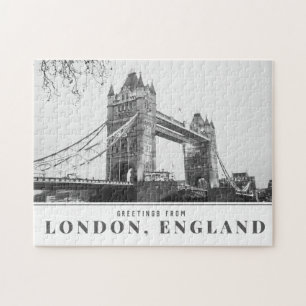 Puzzle Salutations du London Tower Bridge