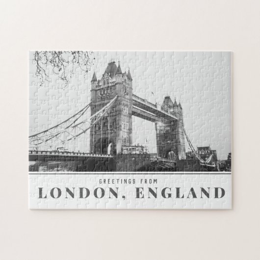 Puzzle Salutations du London Tower Bridge (Horizontal)