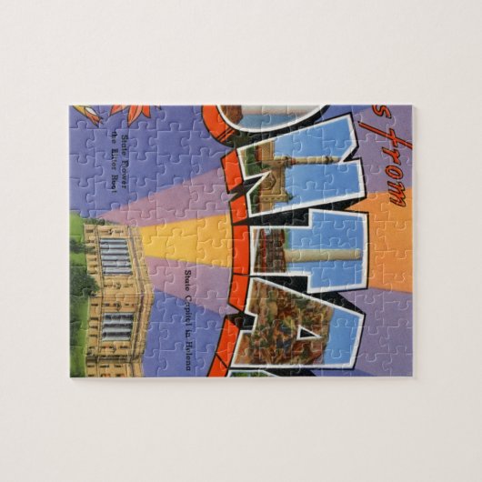 Puzzle Salutations Du Montana (Horizontal)