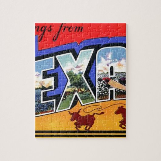 Puzzle Salutations Du Texas (Vertical)