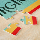 Puzzle Salutations Rétro de Roanoke, VA (Côté)