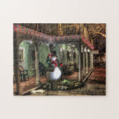 Puzzle Salutations Snowman (Horizontal)