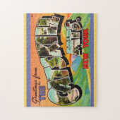 Puzzle Salutations vintage des montagnes de Catskill (Vertical)