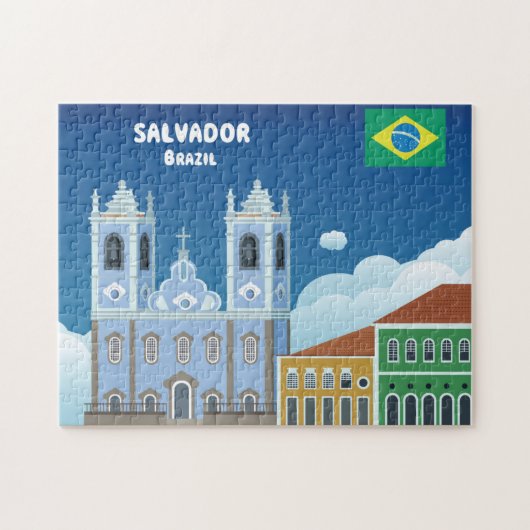 Puzzle Salvador Brésil (Horizontal)