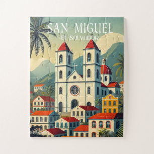 Puzzle Salvador San Miguel Travel Vintage Retro