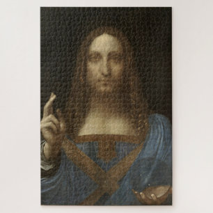 Puzzle Salvator Mundi-Représentation du Christ-Léonard de