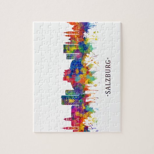 Puzzle Salzbourg Autriche Skyline (Vertical)