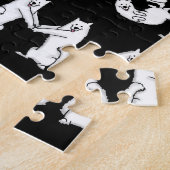 Puzzle Sammy épelée dans des lettres de Chien Samoyé (Côté)