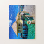 Puzzle Samoa Beach Huts. (Vertical)