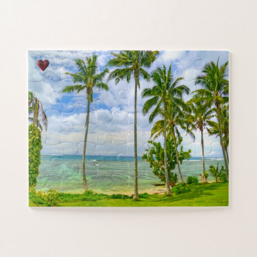 Puzzle Samoa Beach Scene (Horizontal)