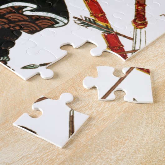 Puzzle Samouraïs de Ronin guidant l'art du Japon de (Côté)