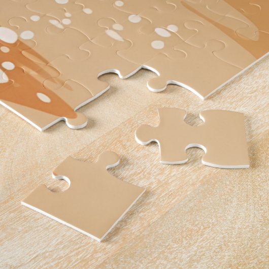 Puzzle Samoyé à la plage (Côté)