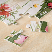 Puzzle – Samoyed Watercolor Jigsaw for Dog Fans Legpuzzel (Zijkant)
