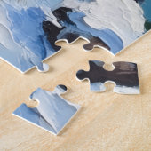 Puzzle Samoyède Phare de Noël Vacances (Côté)