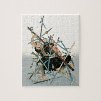 Puzzle Samurai Warrior Oriental Art 3