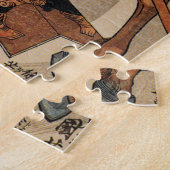 Puzzle Samurai warrior vintage woodblock ukiyo-e (Côté)