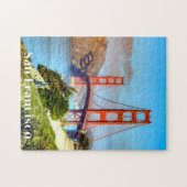 Puzzle San Francisco, Golden Gate Bridge, affiche de voya (Horizontal)