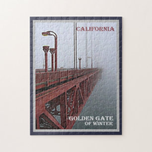 Puzzle San Francisco - Golden Gate of Winter - USA -