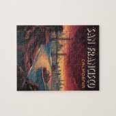 Puzzle San Francisco Skyline avec Golden Gate Bridge (Horizontal)