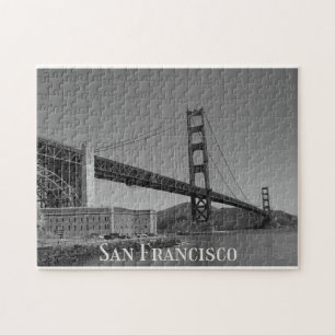 Puzzle San Francisco Skyline   SF Gloden Gate Bridge
