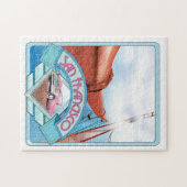 Puzzle San Francisco, USA, affiche de voyage (Horizontal)