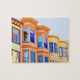 Puzzle San Francisco Victorian Houses Carte postale Voyag