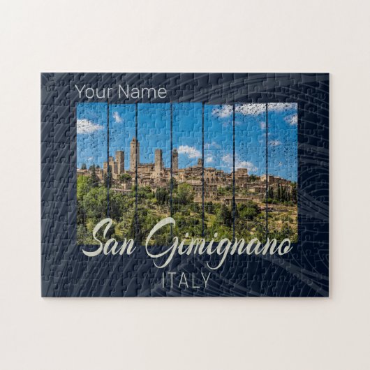 Puzzle San Gimignano Toscane Italie Vinatge Vue panoramiq (Horizontal)