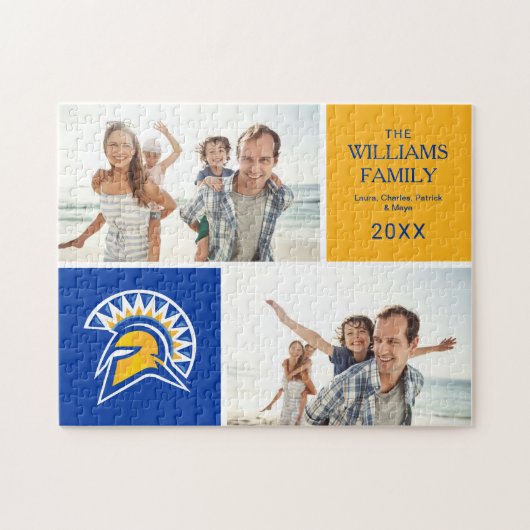 Puzzle San Jose State Spartans Photo Collage (Horizontal)