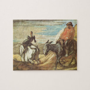 Puzzle Sancho Panza, Don don Quichotte par Honore Daumier