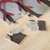 Puzzle Sandales à semelles compensées (Côté)