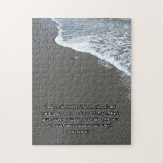 Puzzle Sandpiper sur la plage avec Écriture