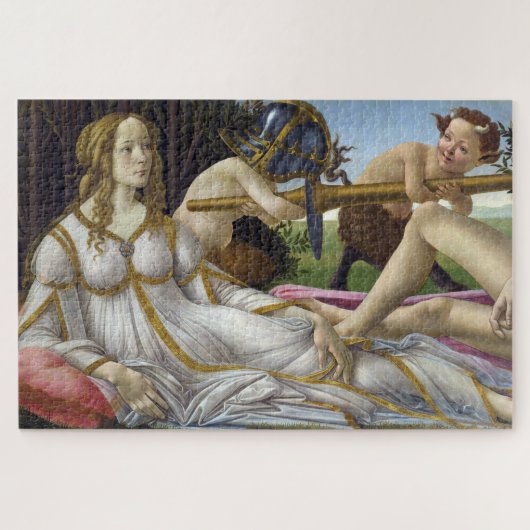 Puzzle Sandro Botticelli - Vénus et Mars, côté gauche (Horizontal)