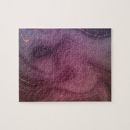 Puzzle Sangria Strata | Moody Pink and Purple Luxe Agate (Horizontal)