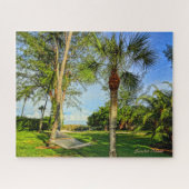 Puzzle Sanibel Island Floride Tropical Hammock Palmiers (Horizontal)