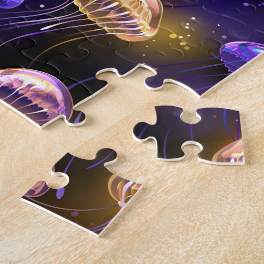 Puzzle Sans joint avec méduse éclatante (Côté)