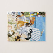 Puzzle sans valeur de chatons de plage (Horizontal)