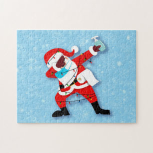 Puzzle Santa Claus Dabbing Christmas covid