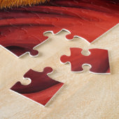 Puzzle Santa Claus Holding Australian Cattle Christmas (Côté)