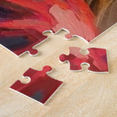 Puzzle Santa Claus Holding Persian Cat Christmas Art (Côté)