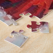 Puzzle Santa Claus Holding Poodle Christmas Art (Côté)