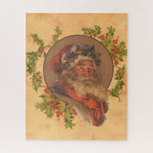 Puzzle Santa Claus Noël Portrait Vintage