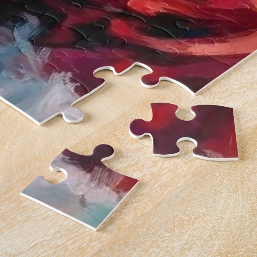 Puzzle Santa Claus Nova Scotia Duck Tolling Retriever (Côté)