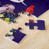 Puzzle SANTA CLAUS, PETITE ANGEL & MERLIN Noël Party (Côté)