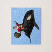 Puzzle Santa Claus Sur Orca (Vertical)